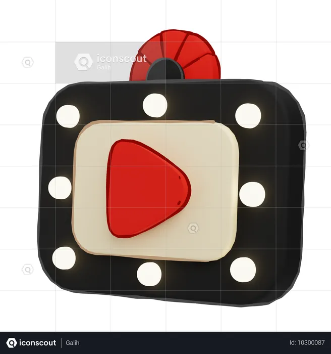 Youtube  3D Icon