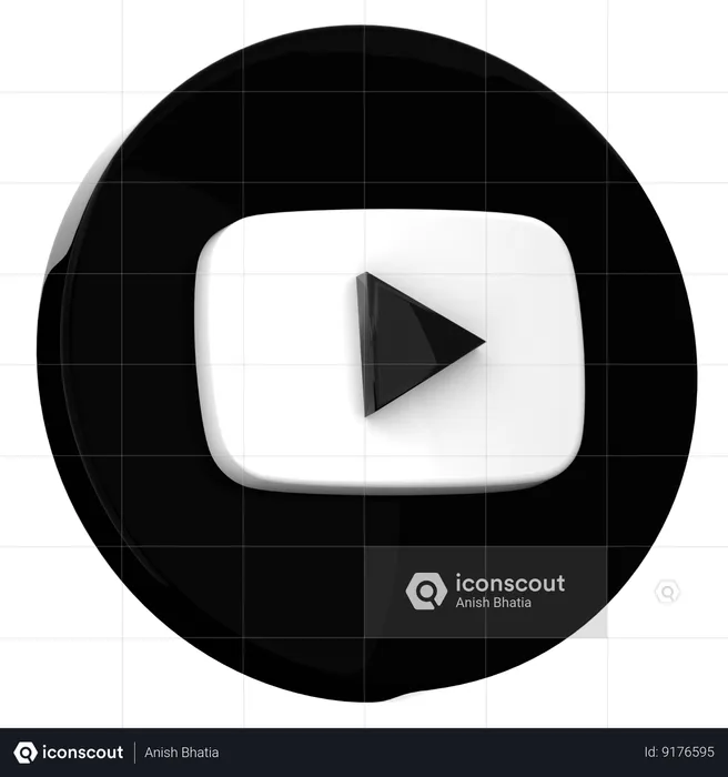 Youtube  3D Icon