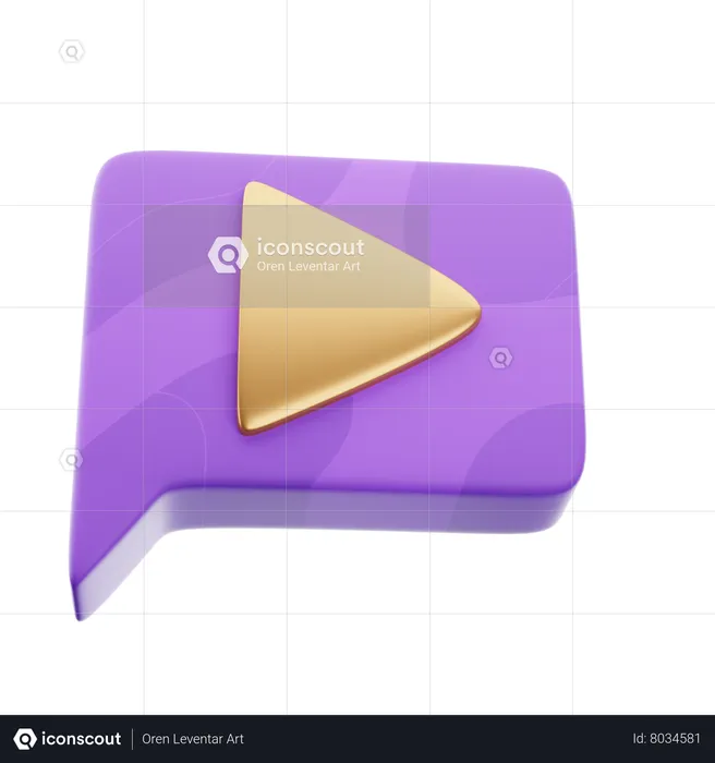 Youtube Award  3D Icon