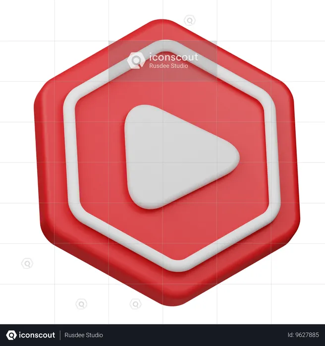 YouTube-Studio  3D Icon