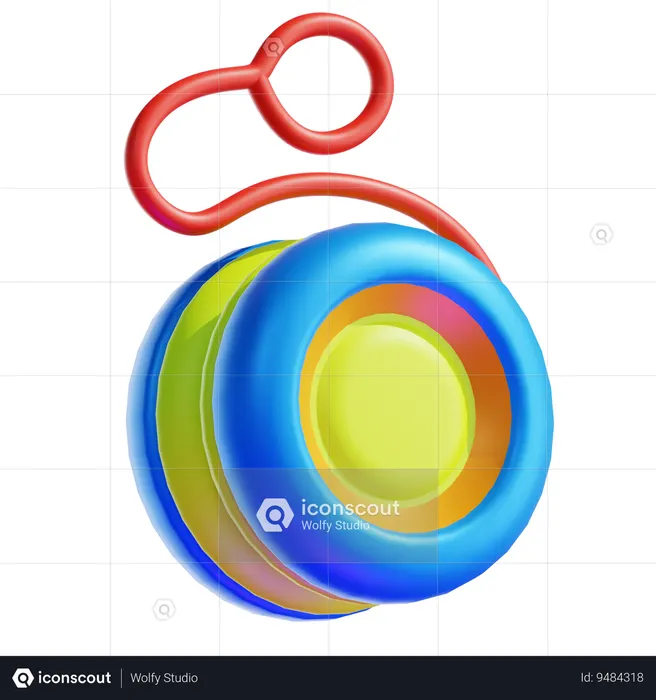 YOYO  3D Icon