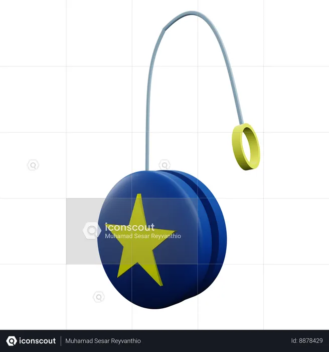 Yoyo  3D Icon
