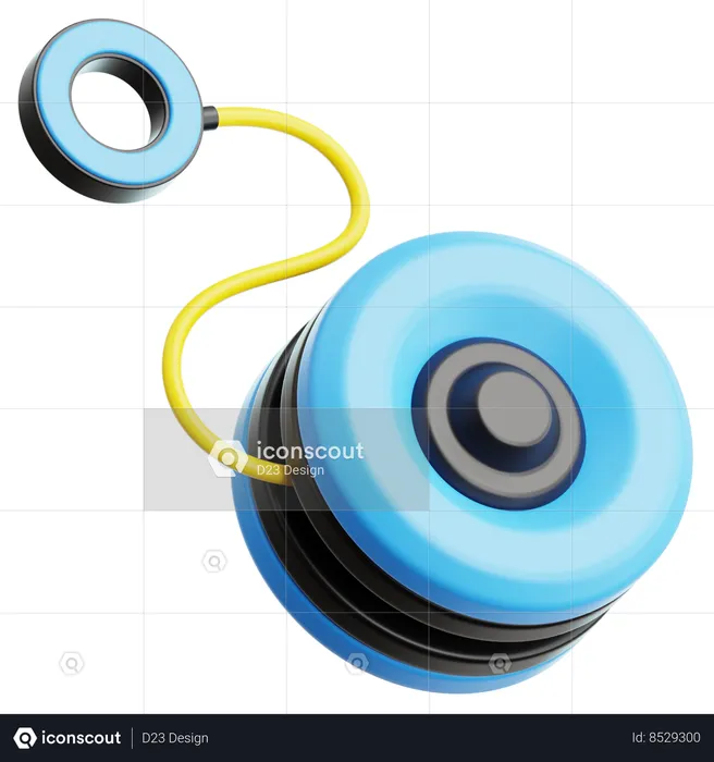 Yoyo Toy  3D Icon