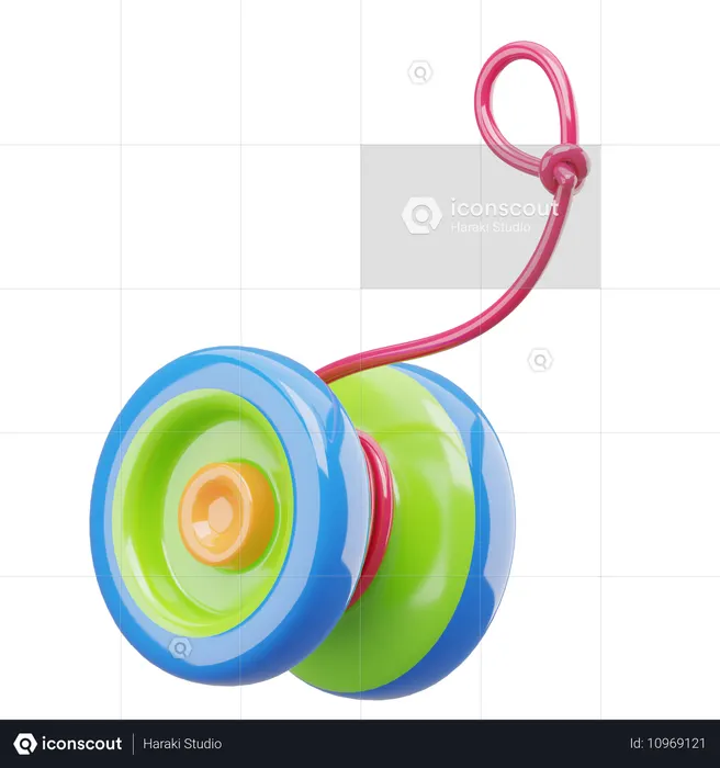Yoyo Toy  3D Icon
