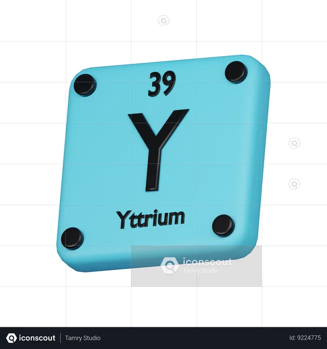 Yttrium  3D Icon