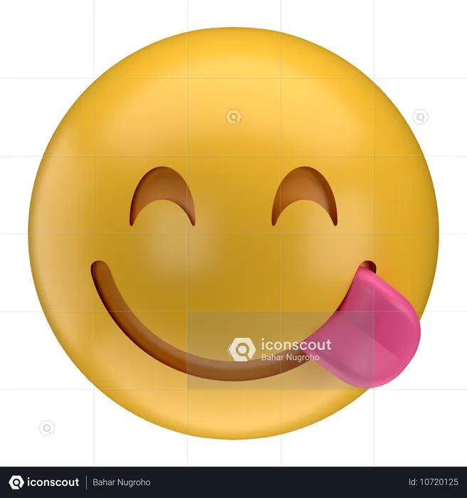 Mmm emoji Emoji 3D Icon