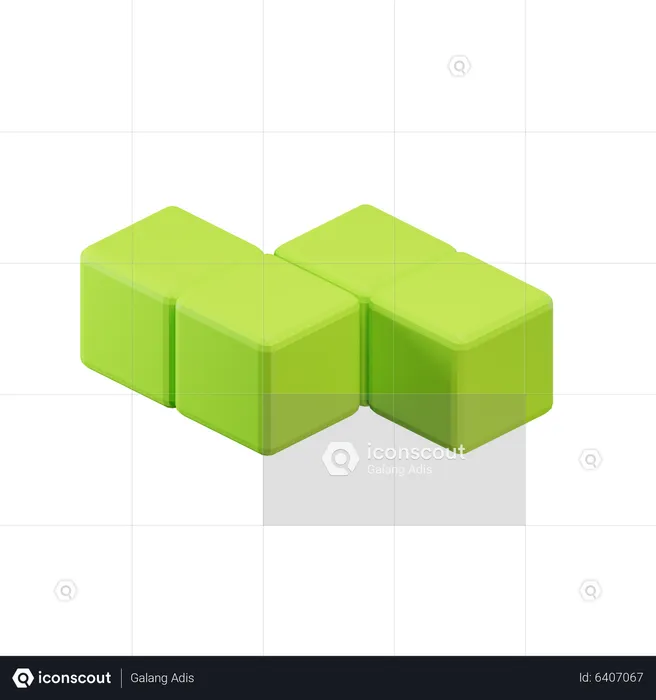 Z-Shape Zigzag Tetris Block 3D Icon Download In PNG, OBJ Or, 56% OFF