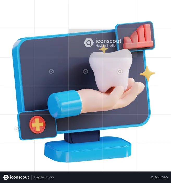 Zahnärztliches Röntgen  3D Icon