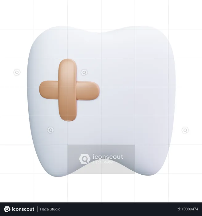 Zahnverletzung  3D Icon
