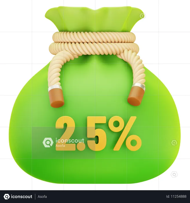 Zakat  3D Icon