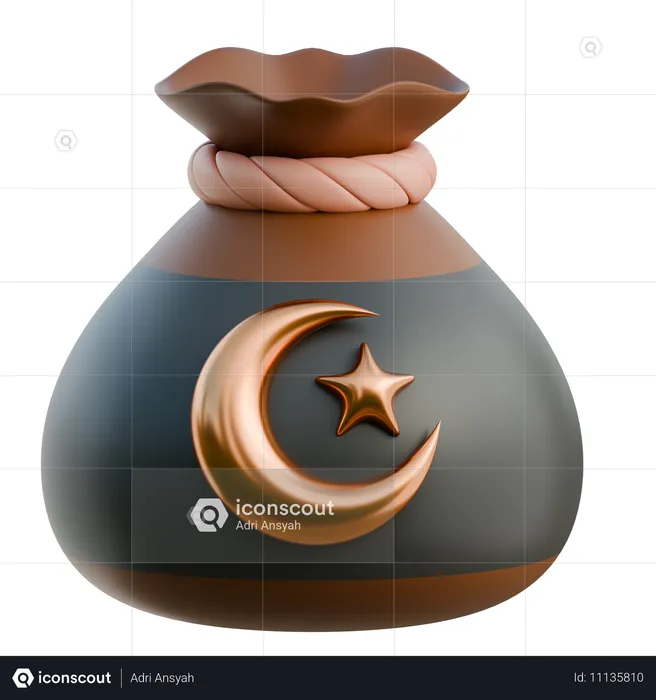 Zakat  3D Icon