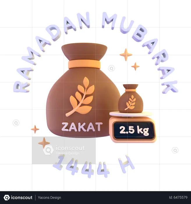 Zakat  3D Icon