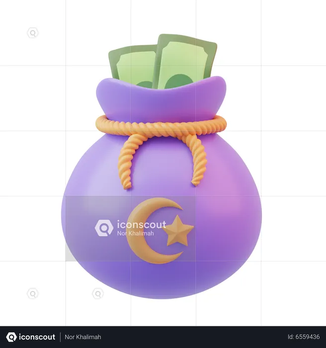 Zakat  3D Icon