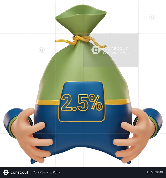 Zakat  3D Icon