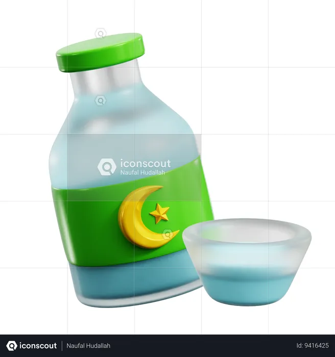 Zam Zam Water  3D Icon