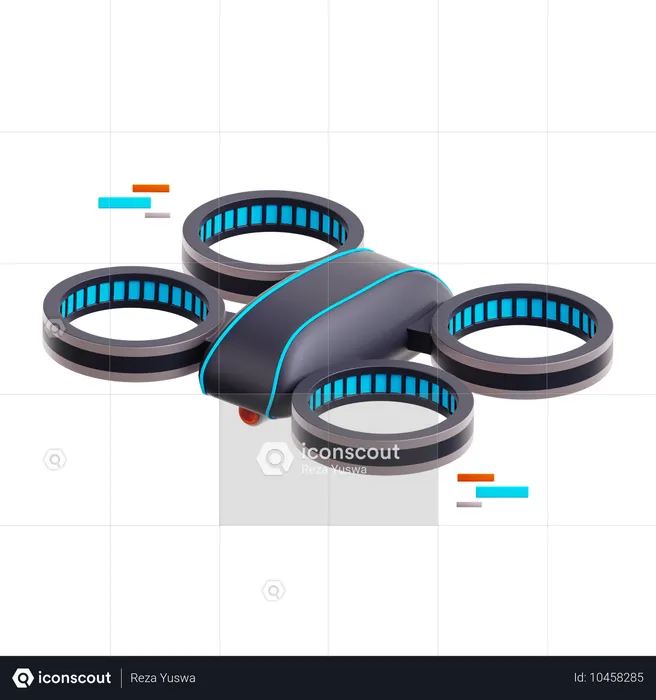 Drone  3D Icon