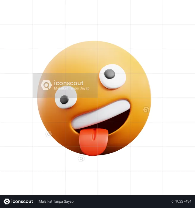 Zany Face  3D Icon