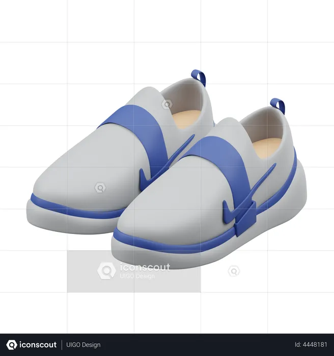 Zapatillas  3D Illustration