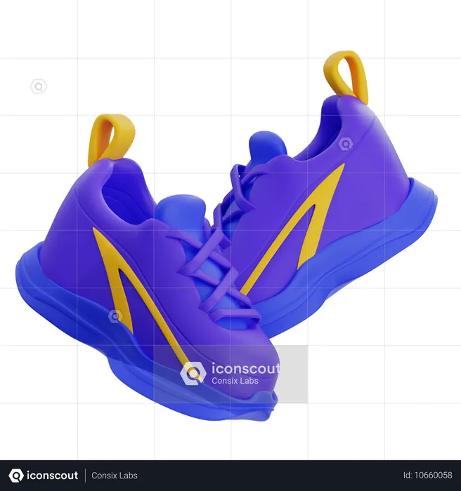 Zapatos para correr  3D Icon