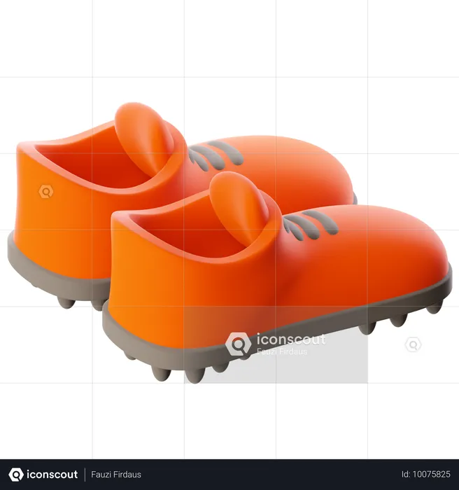 Zapatos de soccer  3D Icon