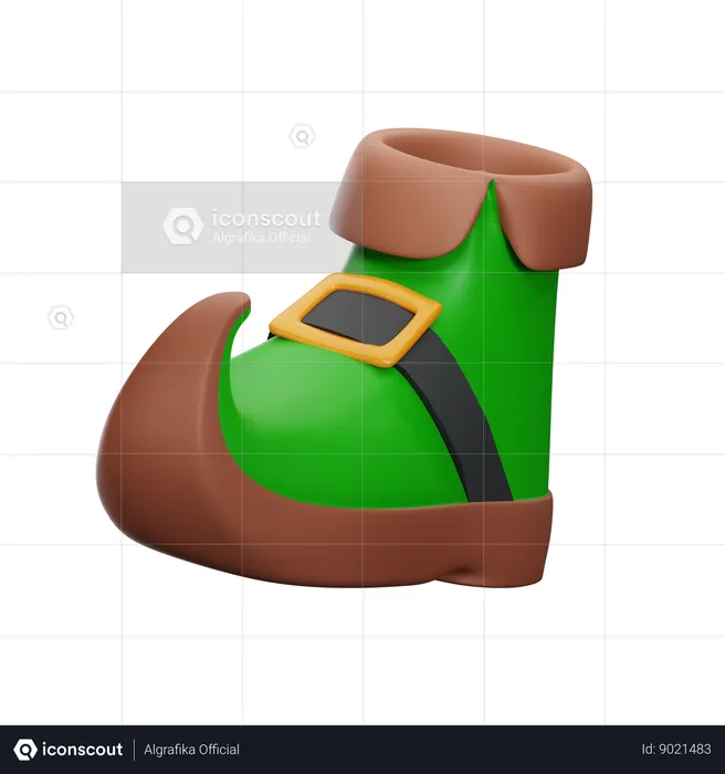 Zapatos de duende  3D Icon