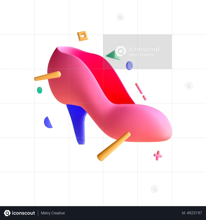 Zapatos de mujer  3D Icon