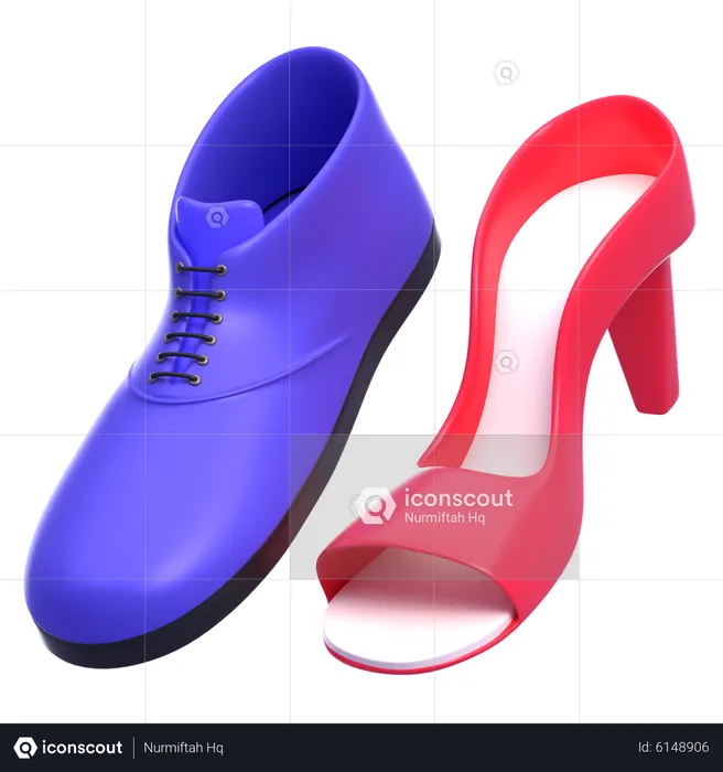Zapatos de novia  3D Icon