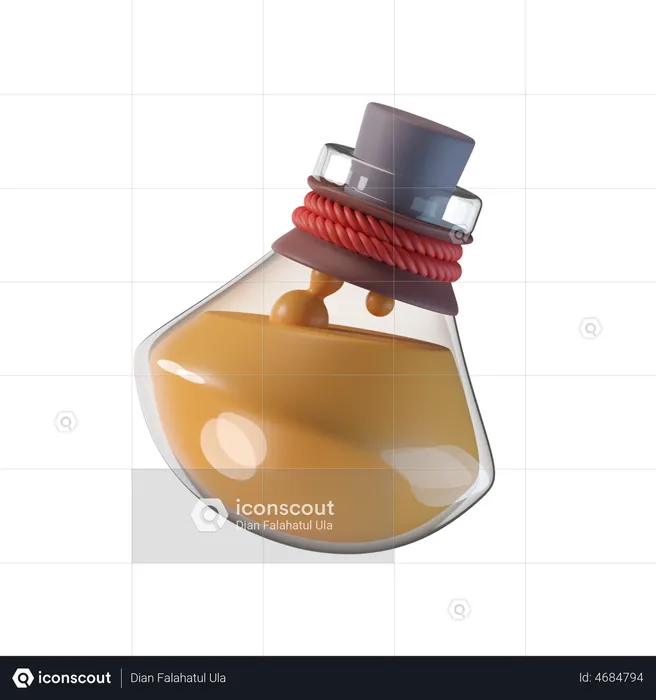 Zaubertrankflasche  3D Icon