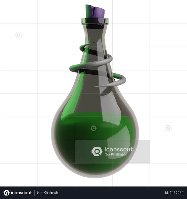 Zaubertrankflasche  3D Icon