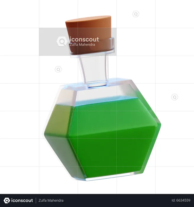 Zaubertrankflasche  3D Icon