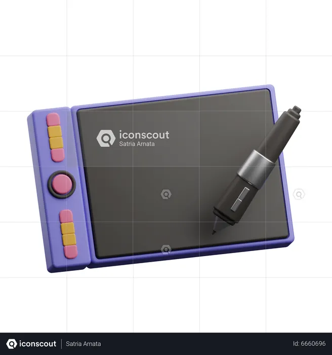 Zeichentablett  3D Icon