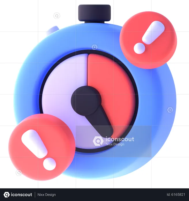 Zeitalarm  3D Icon