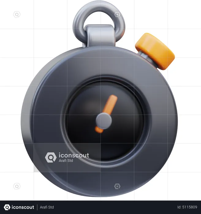 Timer  3D Icon