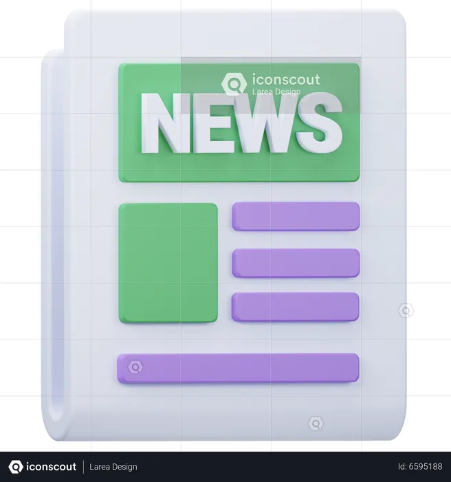 Zeitung  3D Icon