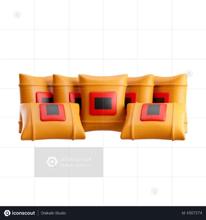 Zementsack  3D Icon