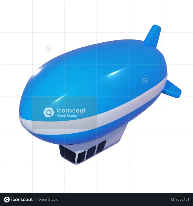 Zepelín  3D Icon