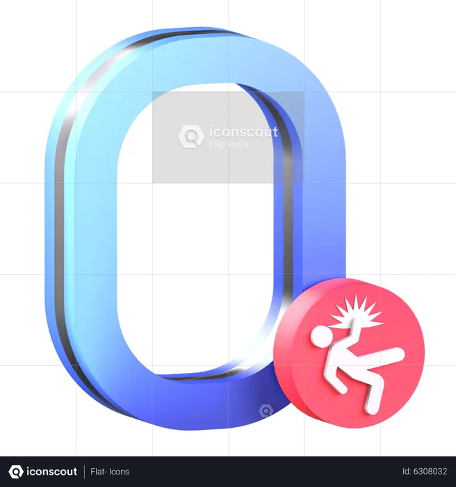 Zero Incidents  3D Icon