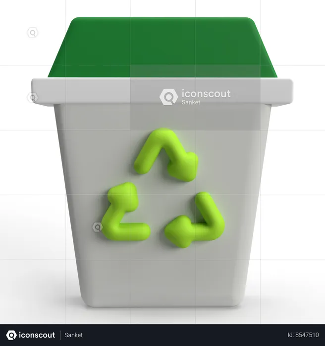 Zero Waste  3D Icon