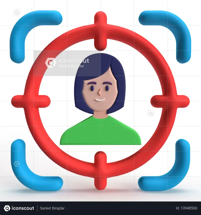 Zielbenutzer  3D Icon