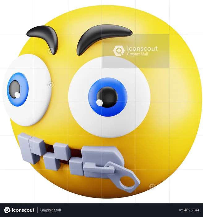 Zip Emoji Emoji 3D Icon