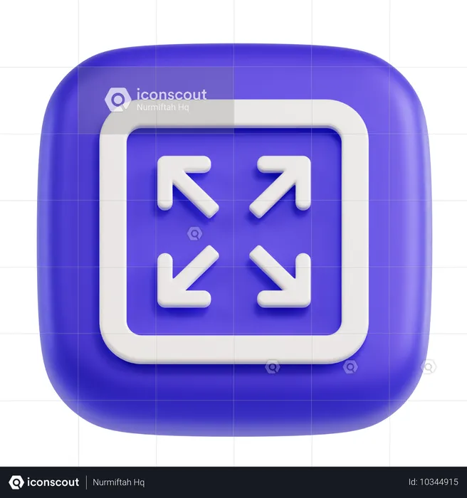 Zoom  3D Icon