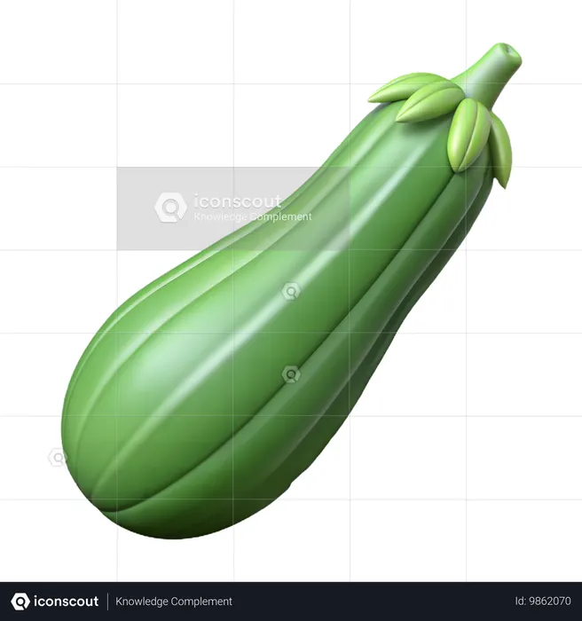 Zucchini  3D Icon