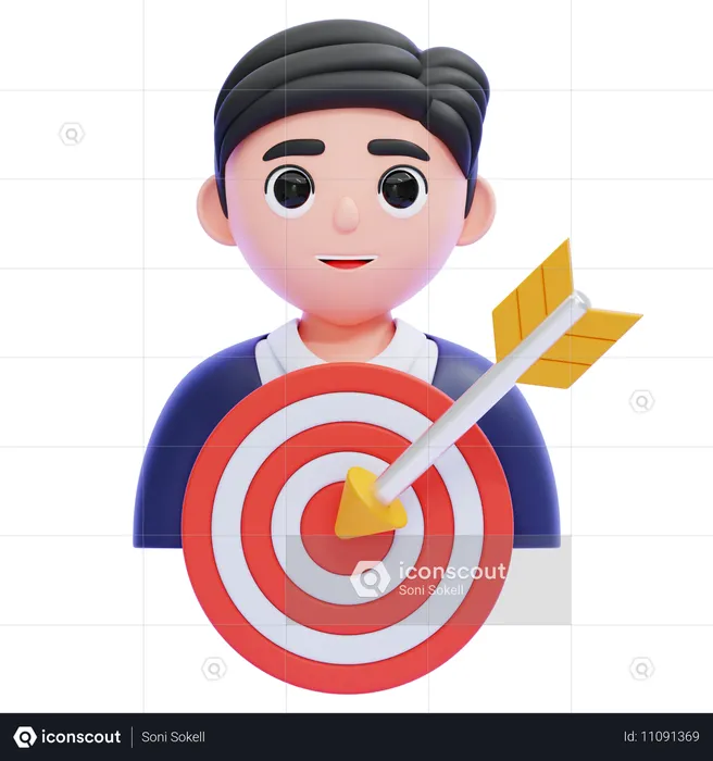 Zweck  3D Icon