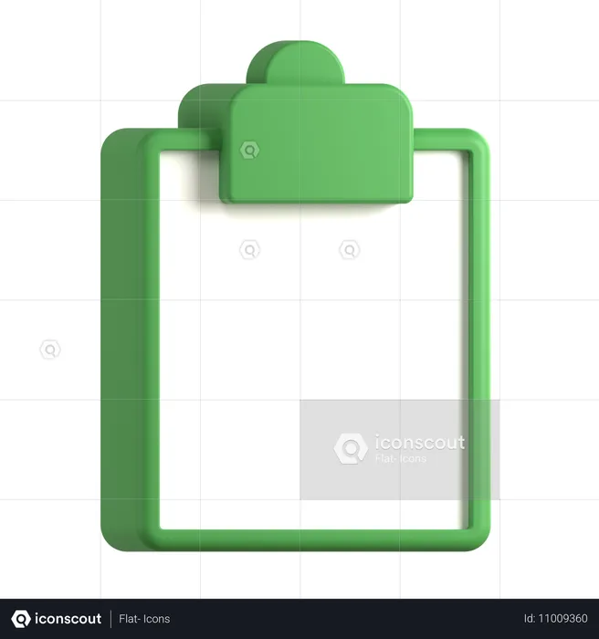 Textfeld für die Zwischenablage  3D Icon