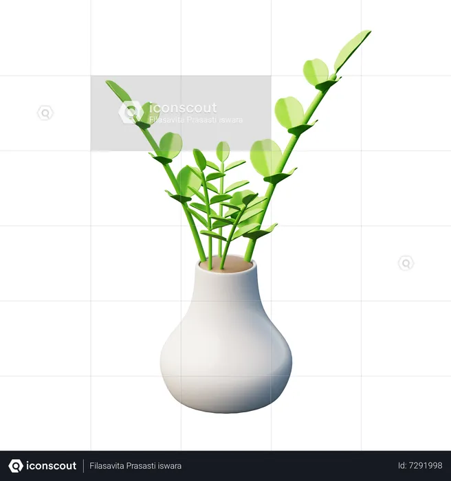 Planta zz  3D Icon