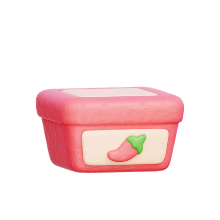 コチュジャン  3D Icon