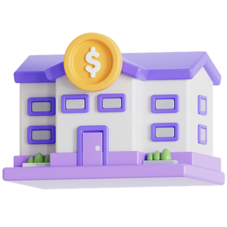 不動産投資  3D Icon