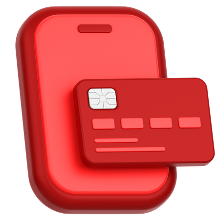 モバイル決済  3D Icon
