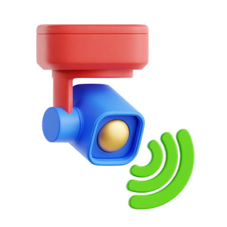 防犯カメラ  3D Icon