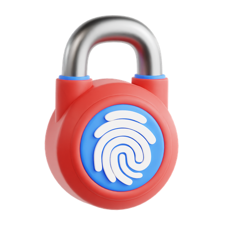 指紋ロック  3D Icon